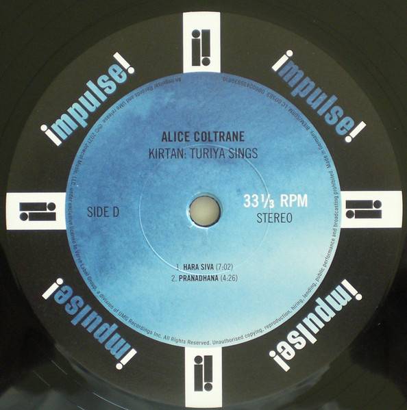 Alice Coltrane – Kirtan Turiya Sings (2LP)